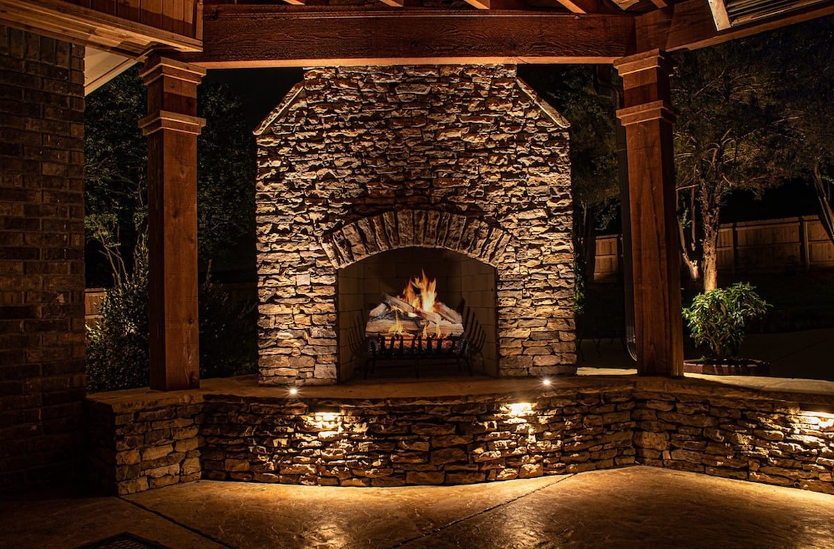 Fireplace and Patio Lighting-1