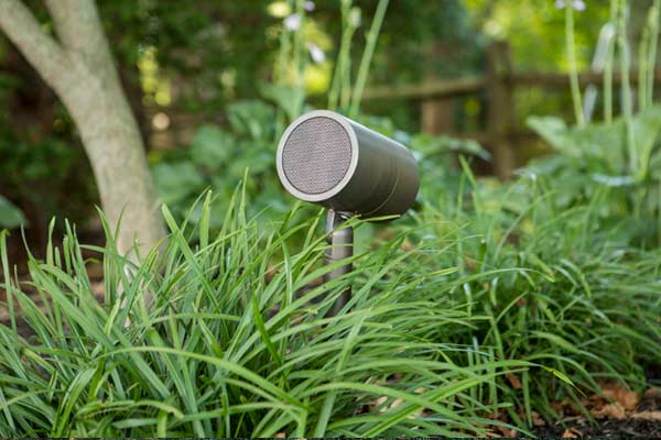 Outdoor audio speaker in landscape 2